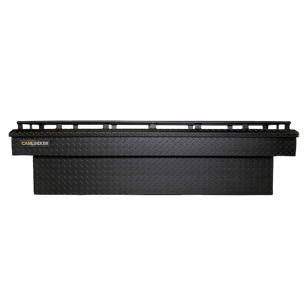 71in Crossover Truck Tool Box with Rail, Matte Black Aluminum